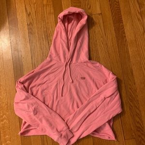 Pink Levi’s Cropped Sweatshirt